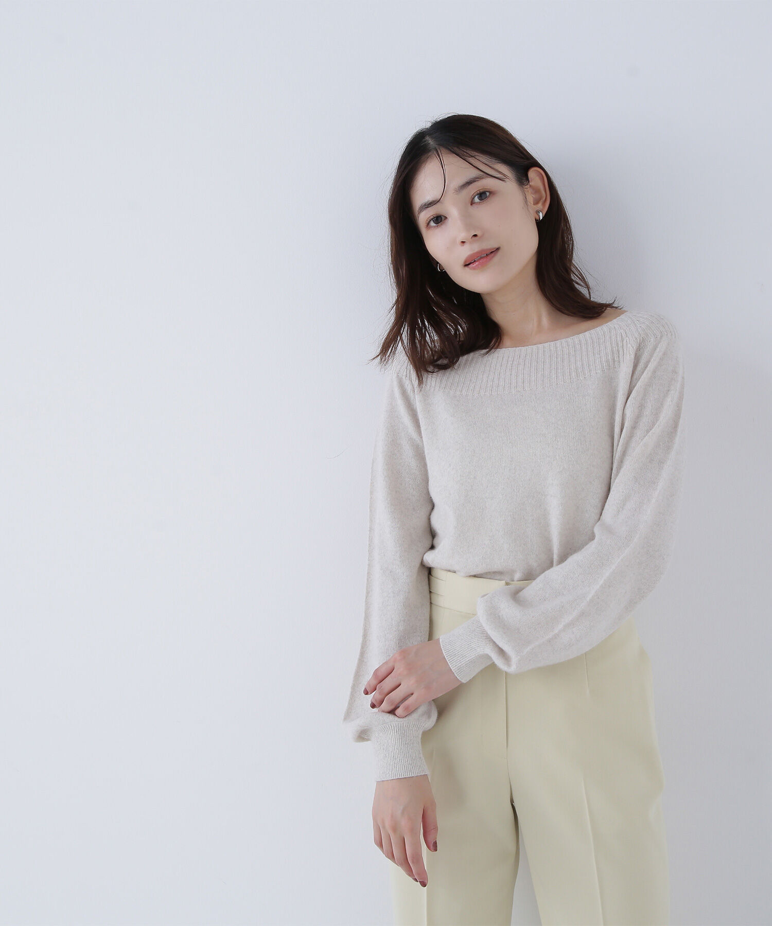  「FOX混ジェントリーシリーズ ボートネックニット」|ニット・セーター|