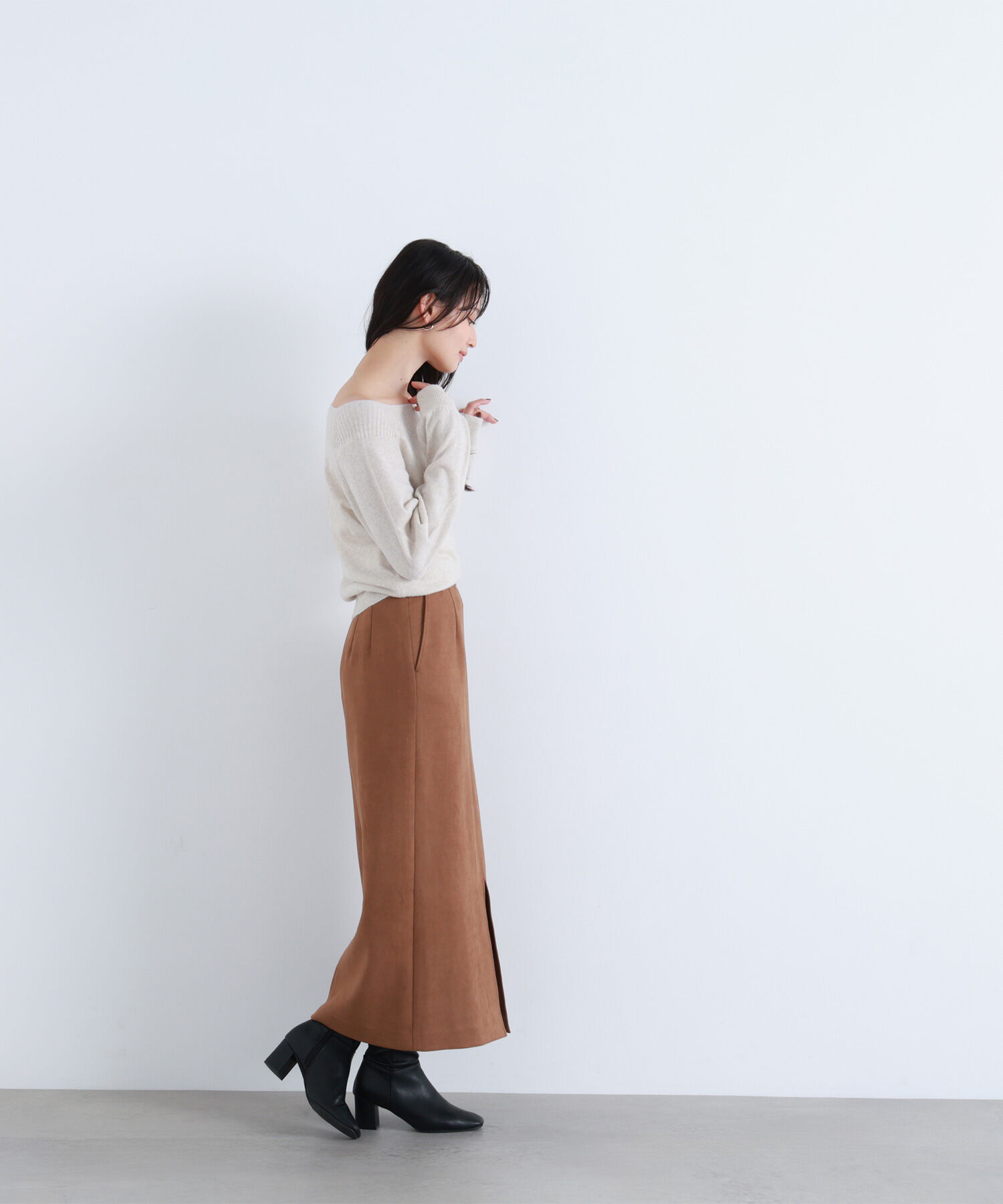  「FOX混ジェントリーシリーズ ボートネックニット」|ニット・セーター|