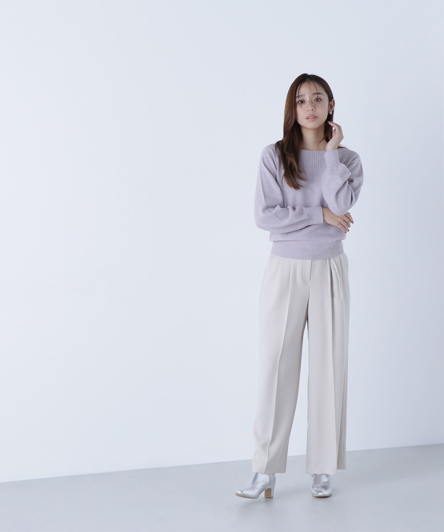  「FOX混ジェントリーシリーズ ボートネックニット」|ニット・セーター|