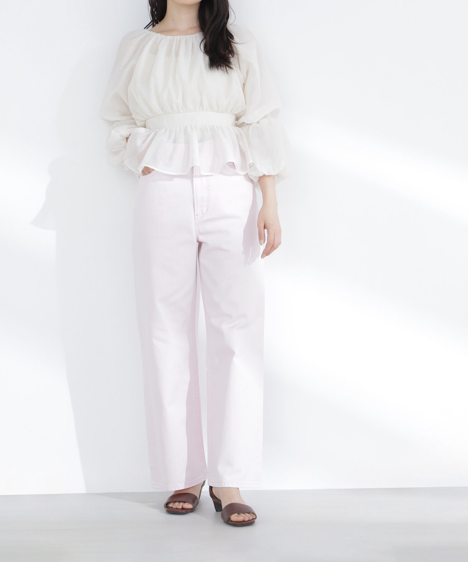  「ワイドストレートデニムパンツ」|その他|