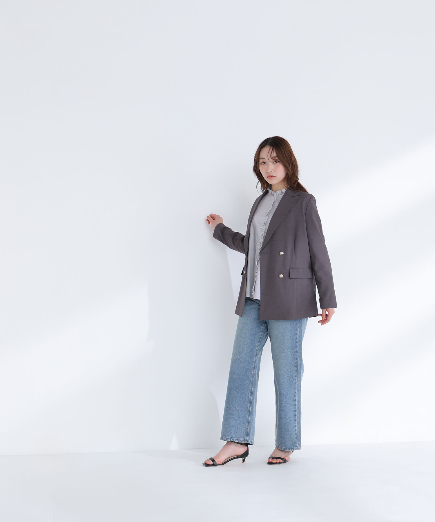  「ワイドストレートデニムパンツ」|その他|