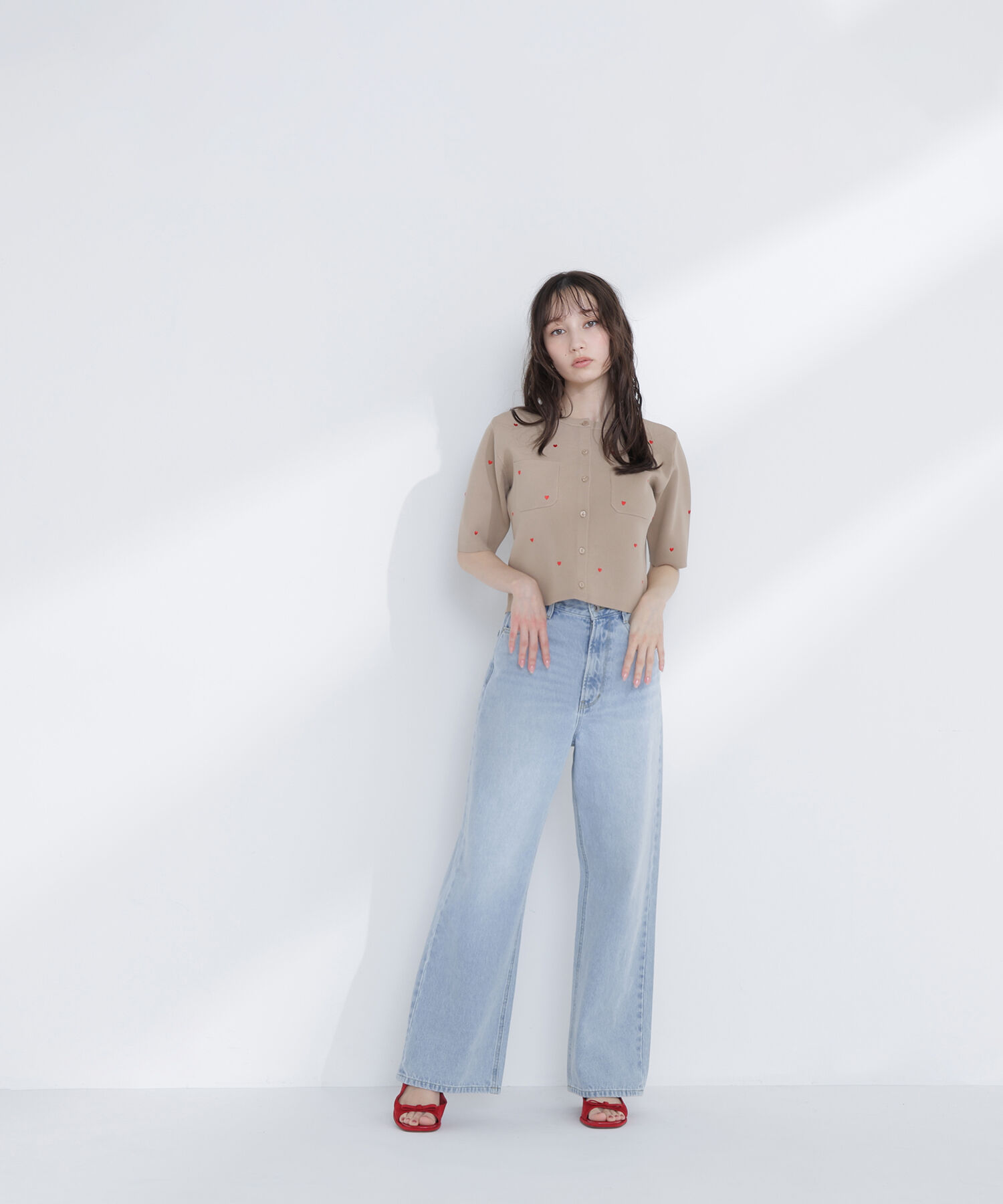  「ワイドストレートデニムパンツ」|その他|