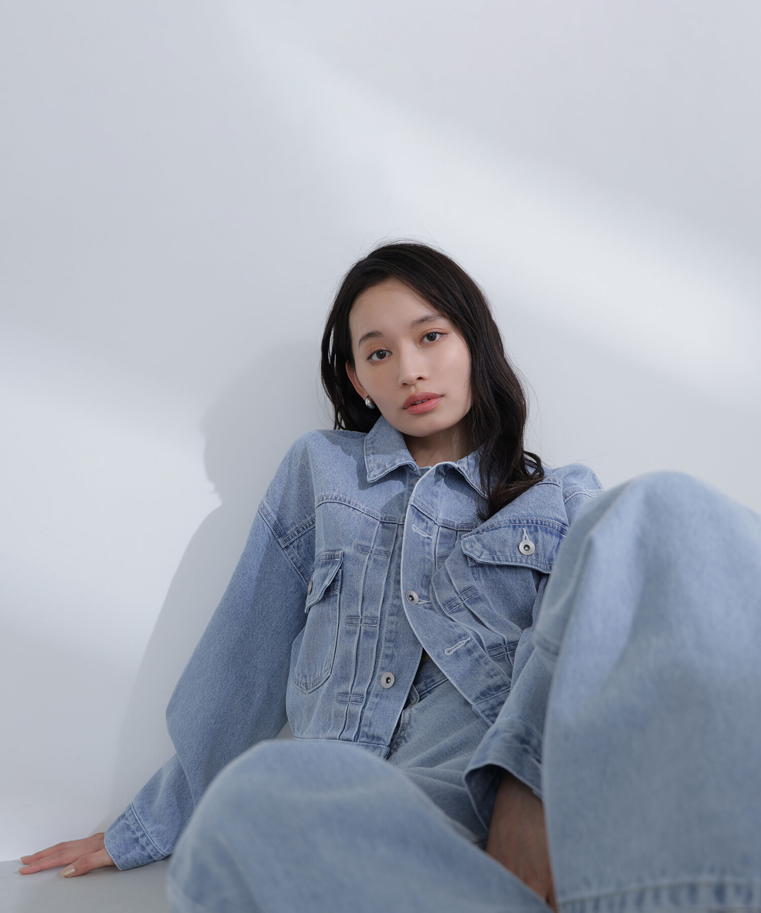  「ワイドストレートデニムパンツ」|その他|