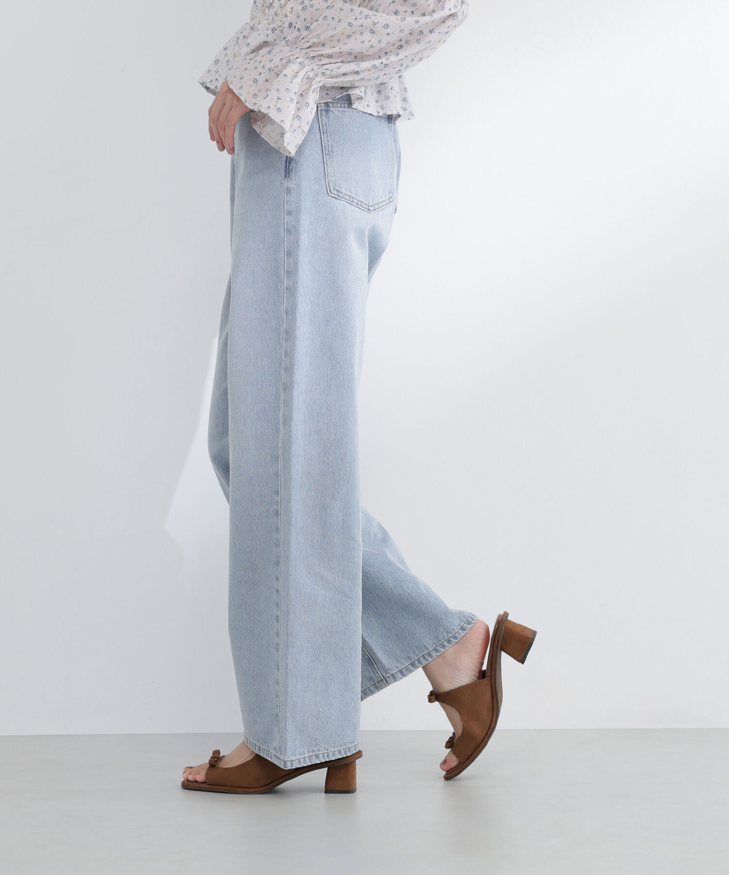  「ワイドストレートデニムパンツ」|その他|