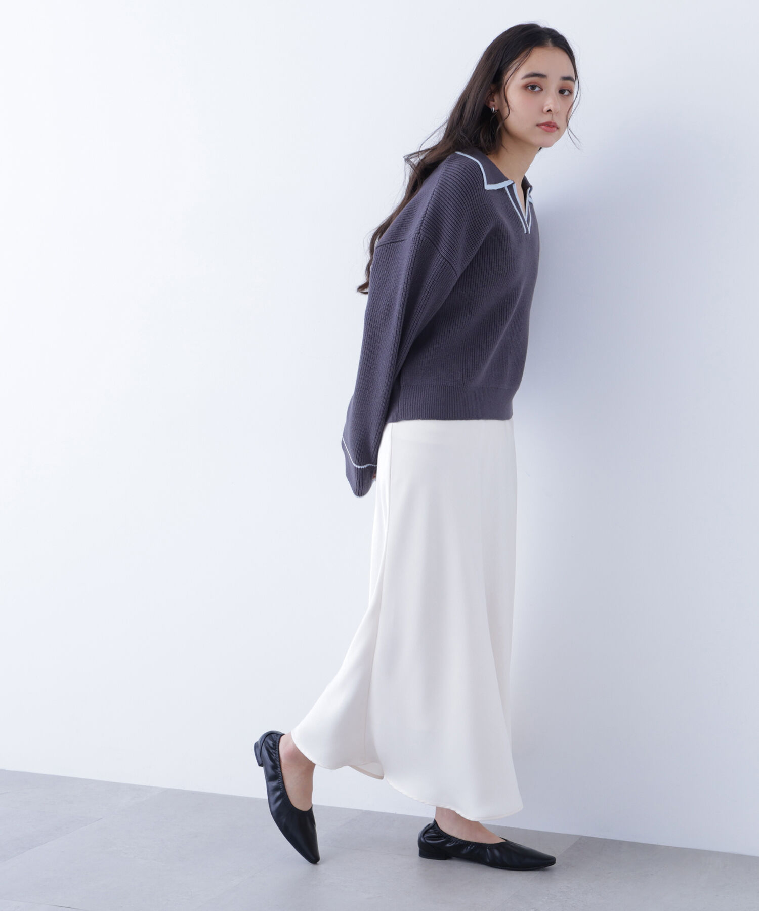  「〈N.〉ラインスキッパーニット」|ニット・セーター|