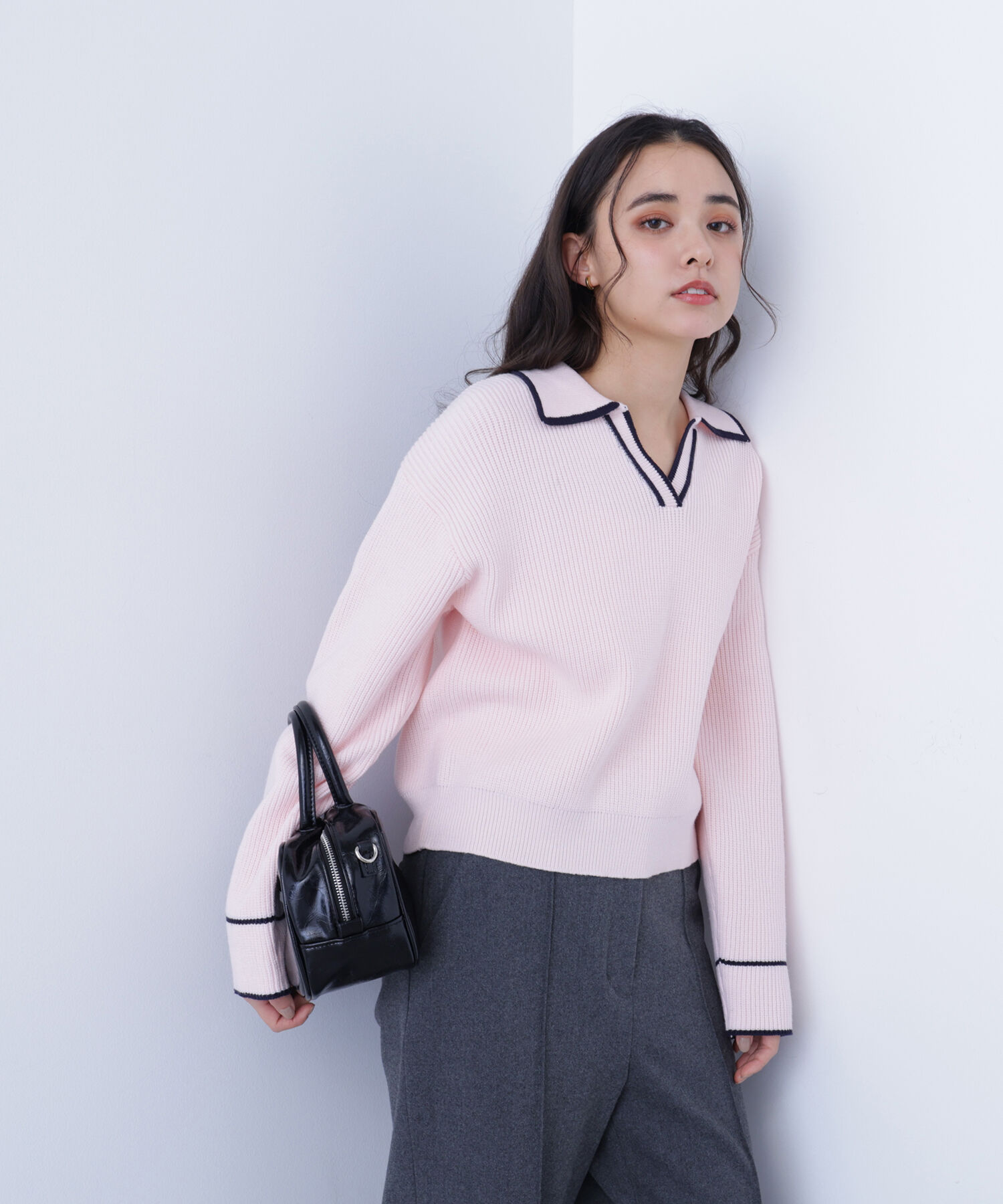  「〈N.〉ラインスキッパーニット」|ニット・セーター|