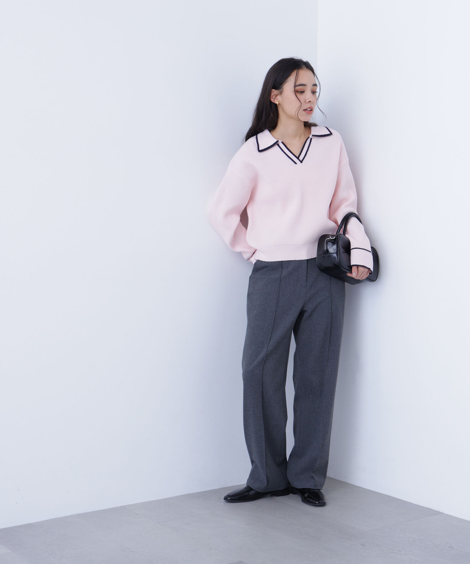  「〈N.〉ラインスキッパーニット」|ニット・セーター|