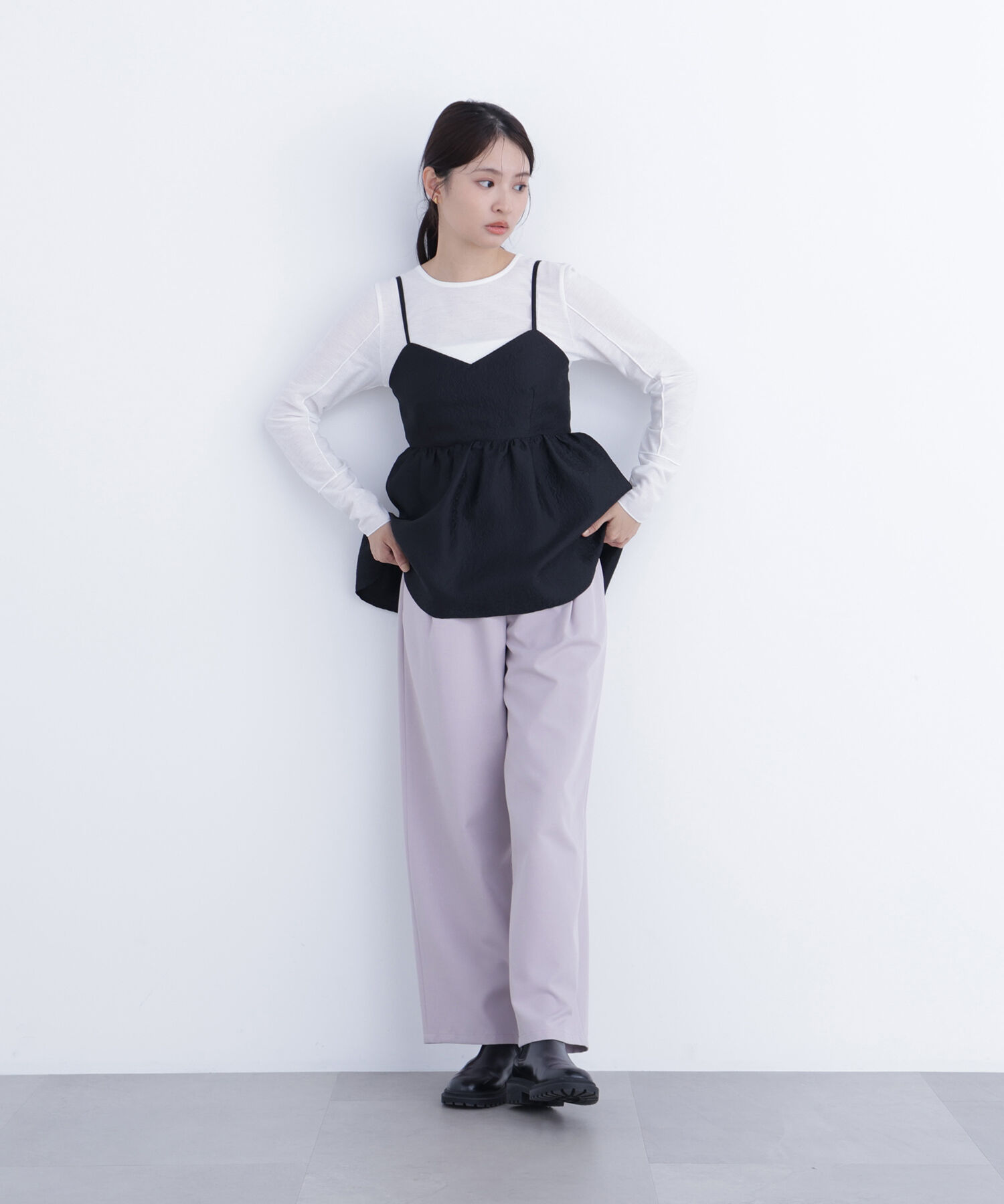  「〈N.〉ワイドツイルパンツ」|その他|