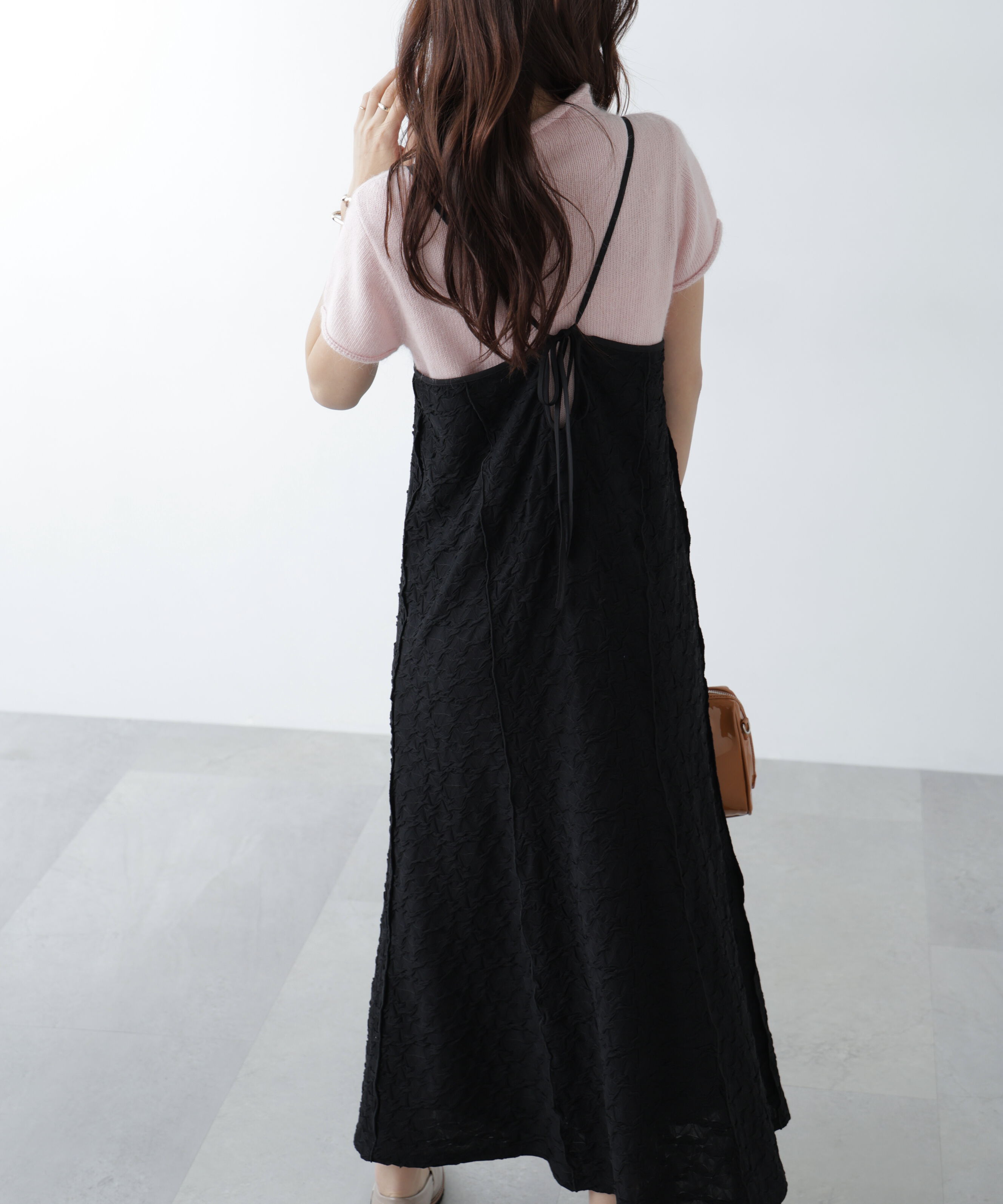  「パネルフレアキャミワンピース」|ワンピース|