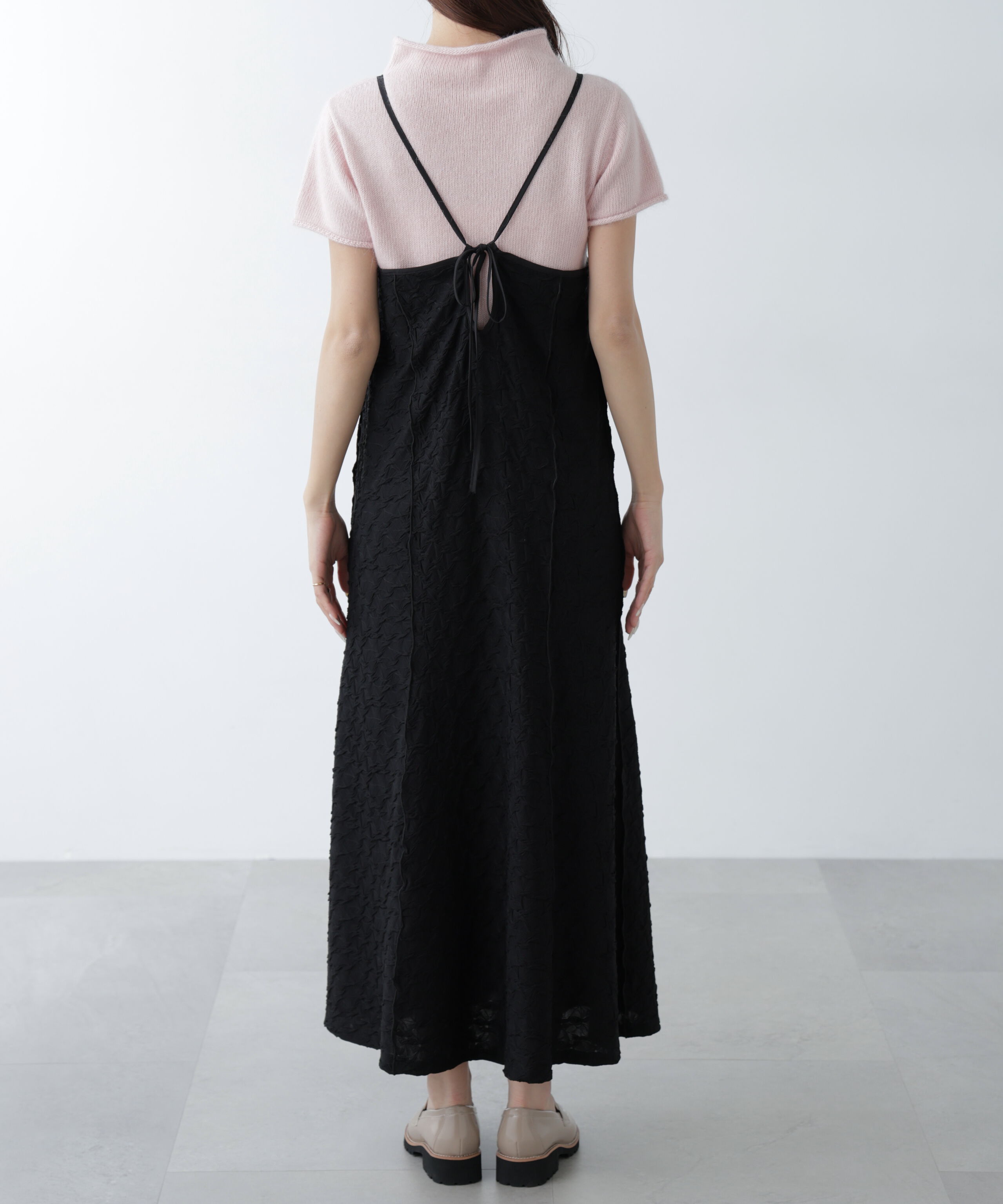  「パネルフレアキャミワンピース」|ワンピース|