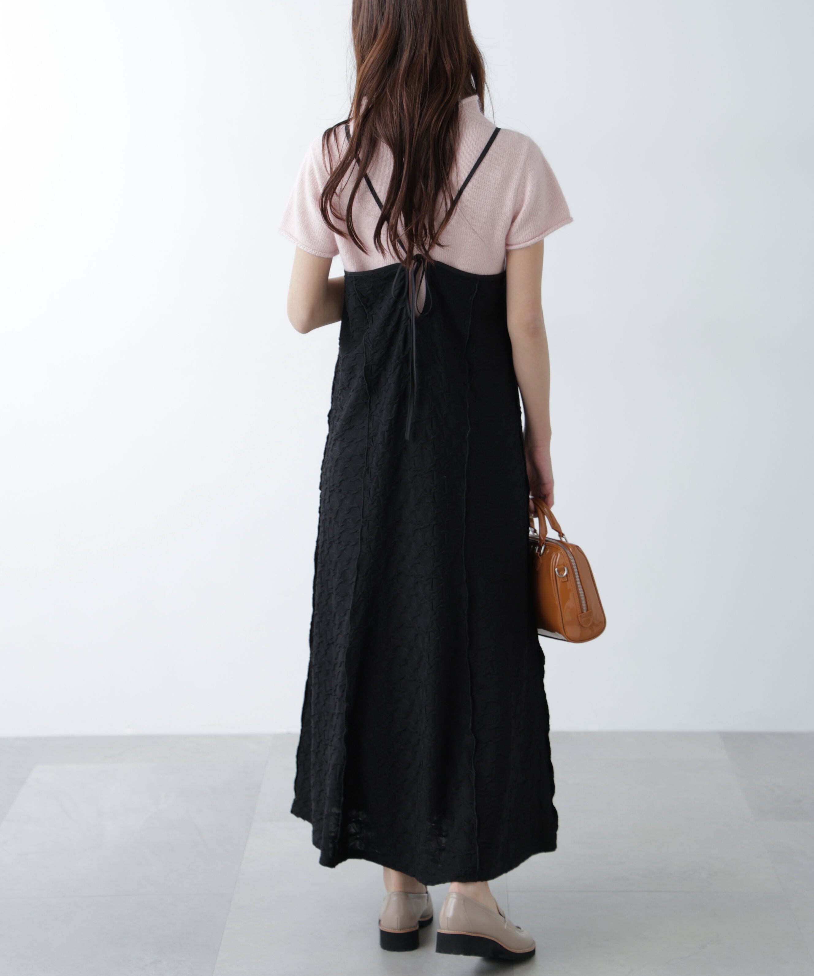  「パネルフレアキャミワンピース」|ワンピース|