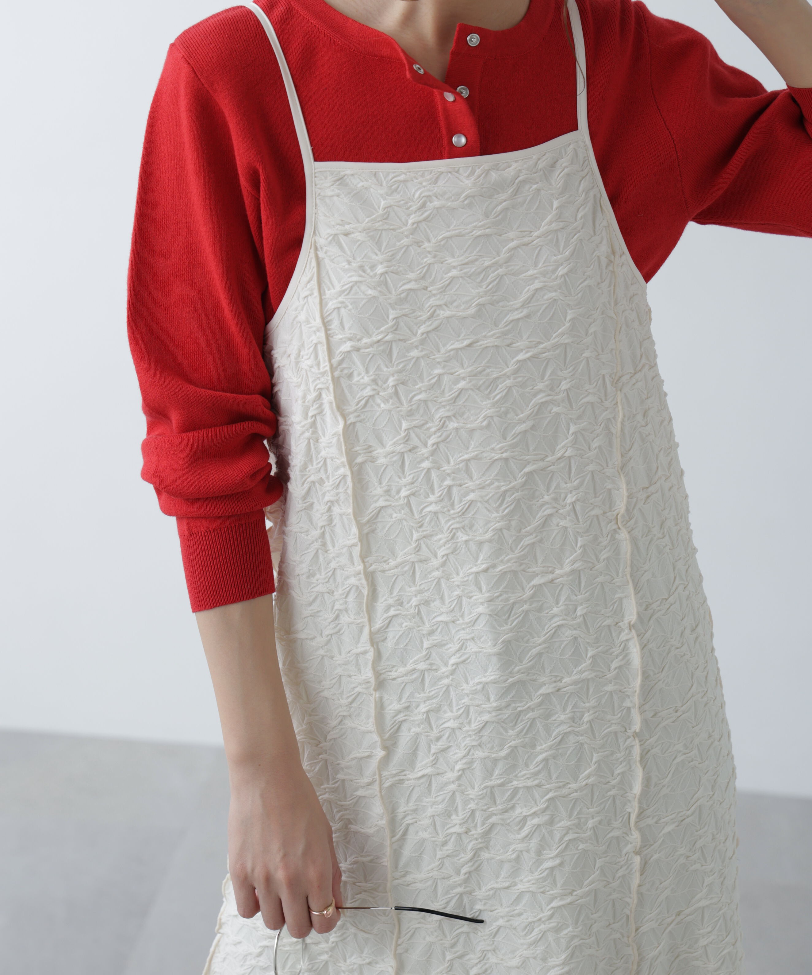  「パネルフレアキャミワンピース」|ワンピース|