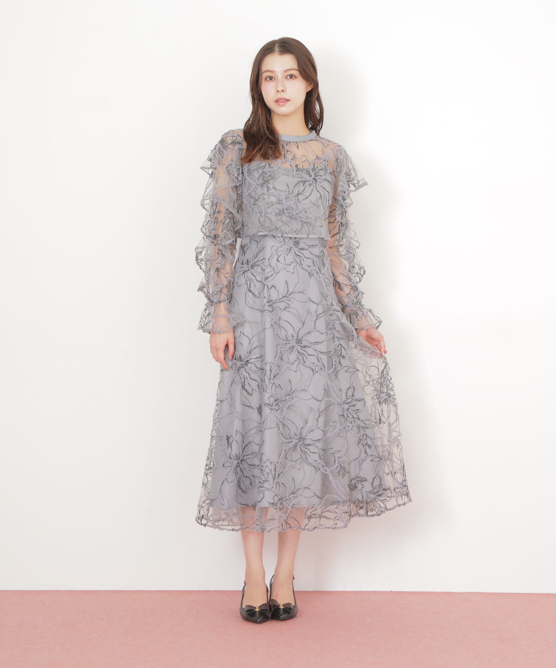  「フェザーレース2ピースワンピース」|ワンピース|