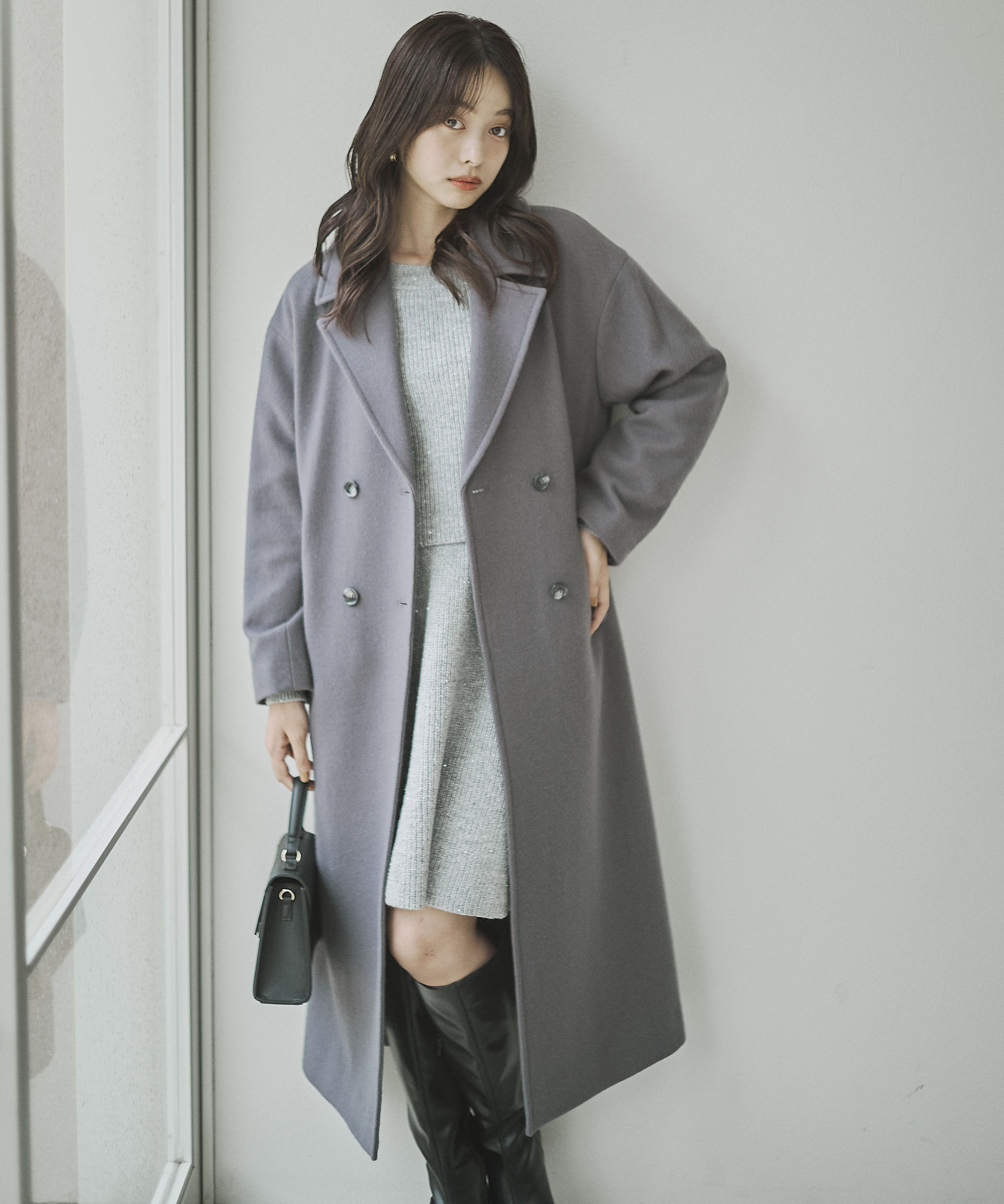 PROPORTION BODY DRESSING「ダブル釦チェスターコート 25AW」|その他|