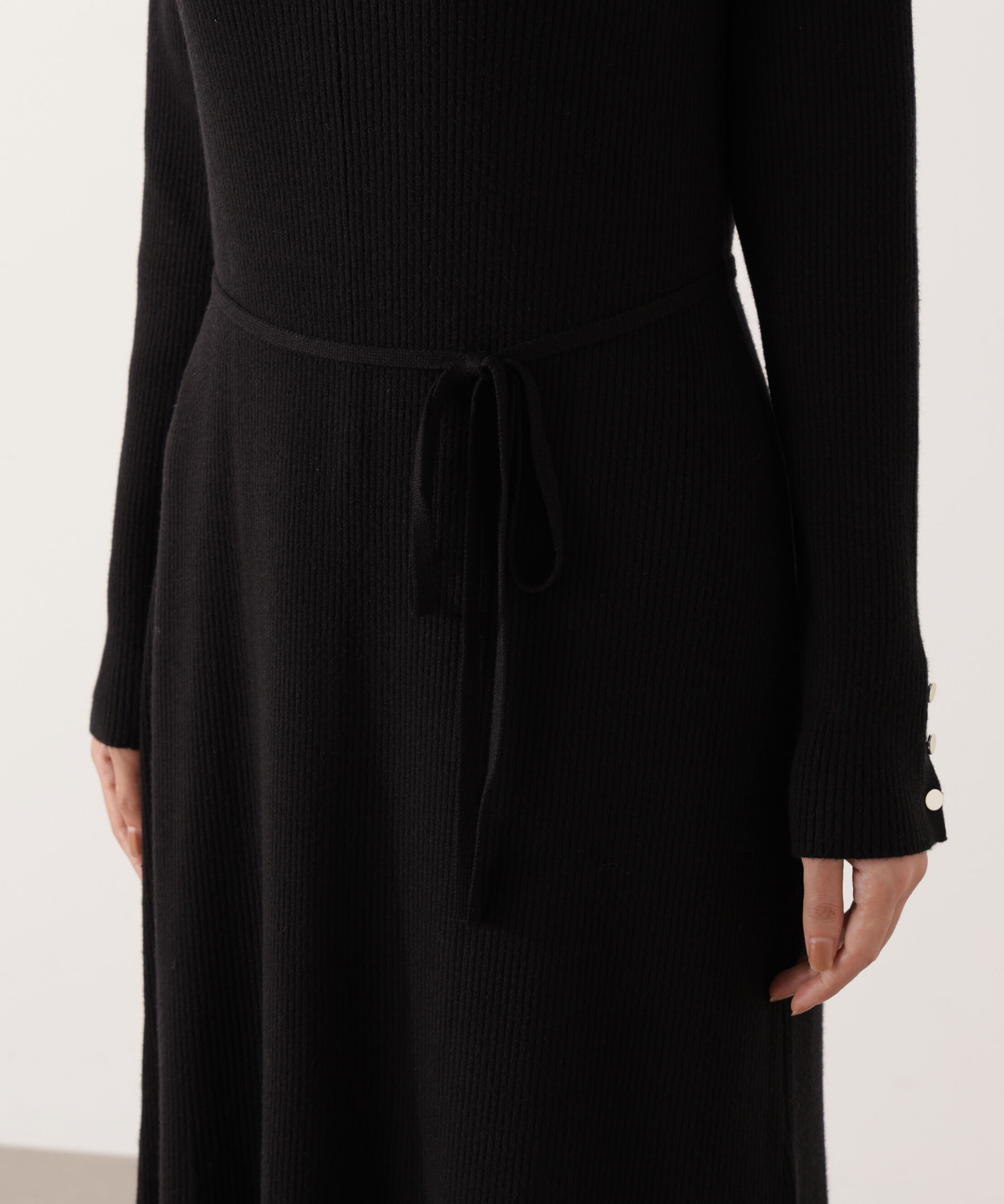 PROPORTION BODY DRESSING「オフショルリブニットワンピース 25AW」|ワンピース|