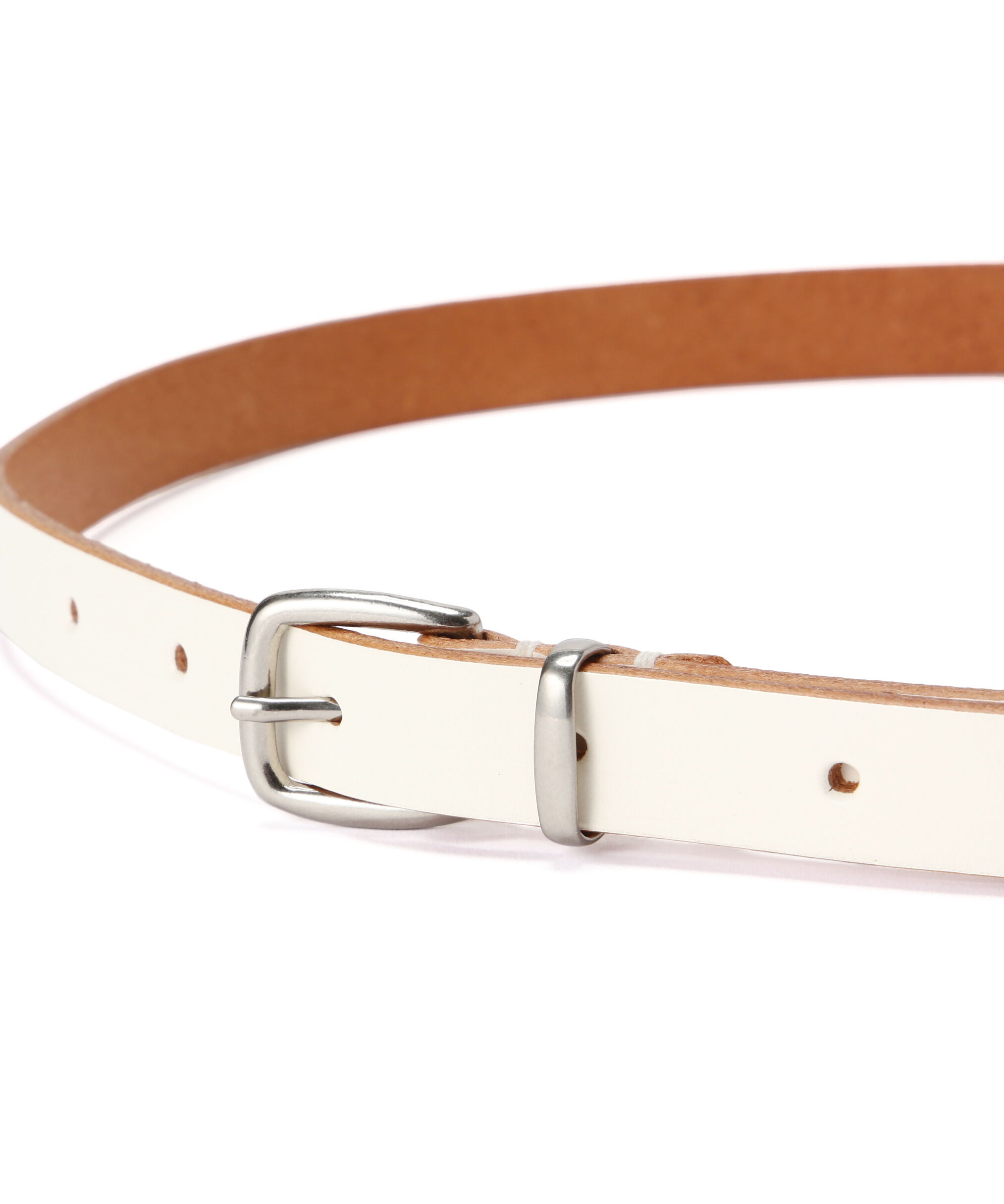  「WHITE LEATHER BELT」|ベルト|