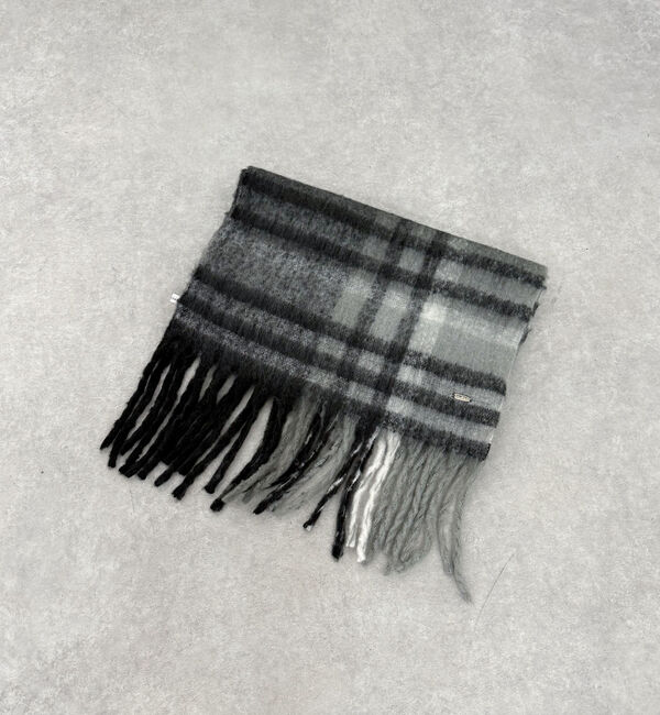 archives「チェックストール」|バンダナ・スカーフ|BLACK