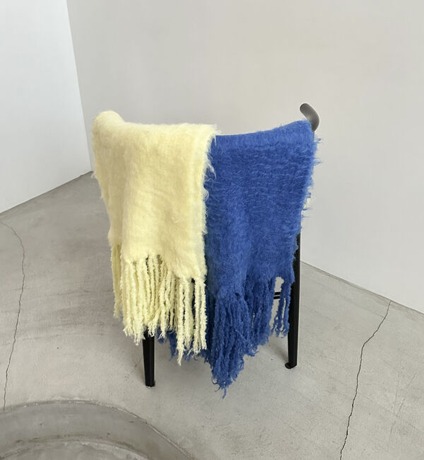 Doux archives「シャギーニットマフラー」|バンダナ・スカーフ|