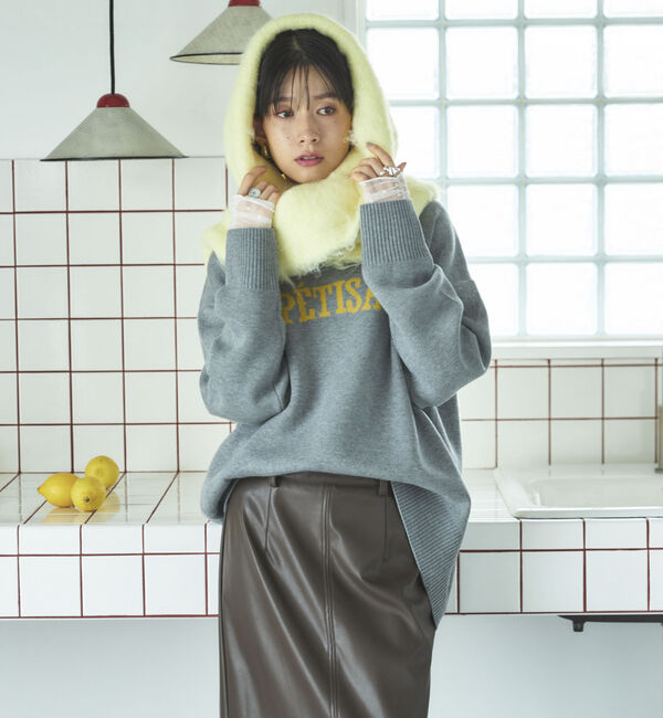 Doux archives「シャギーニットマフラー」|バンダナ・スカーフ|