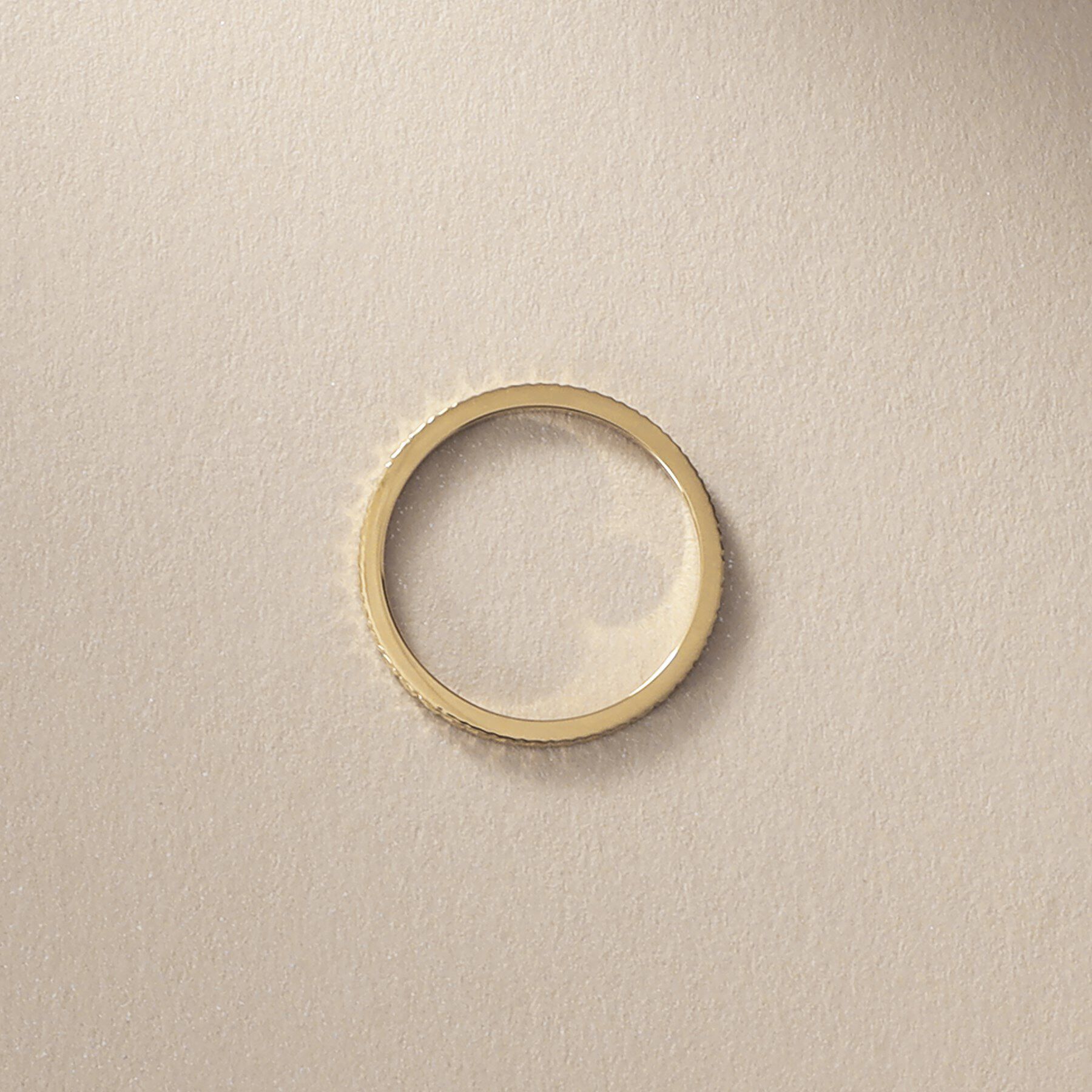 COCOSHNIK「K18カットワーク極光 リング（ピンキー）」|リング|