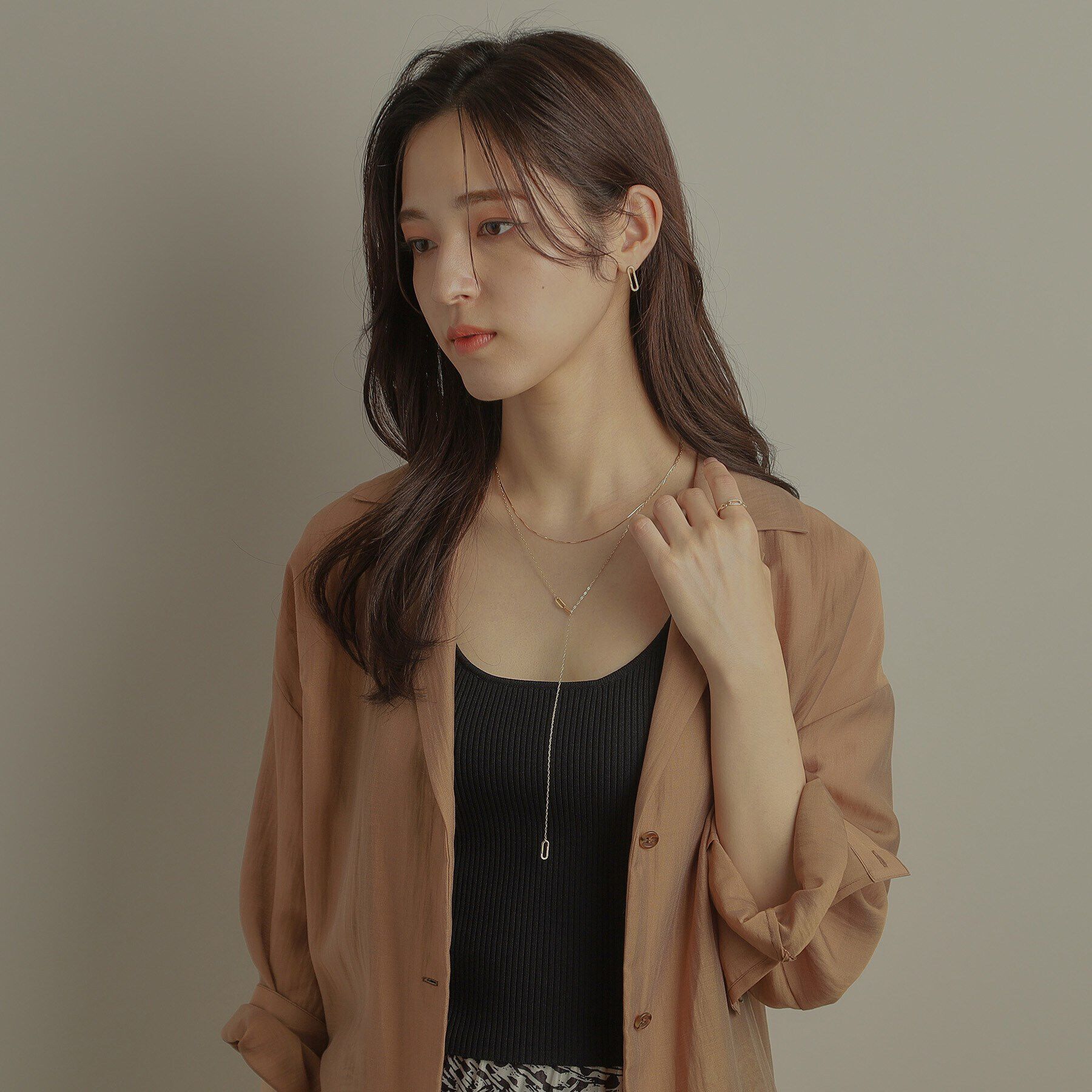 COCOSHNIK「K10ダイヤモンド PCモチーフアシンメトリー リング」|リング|