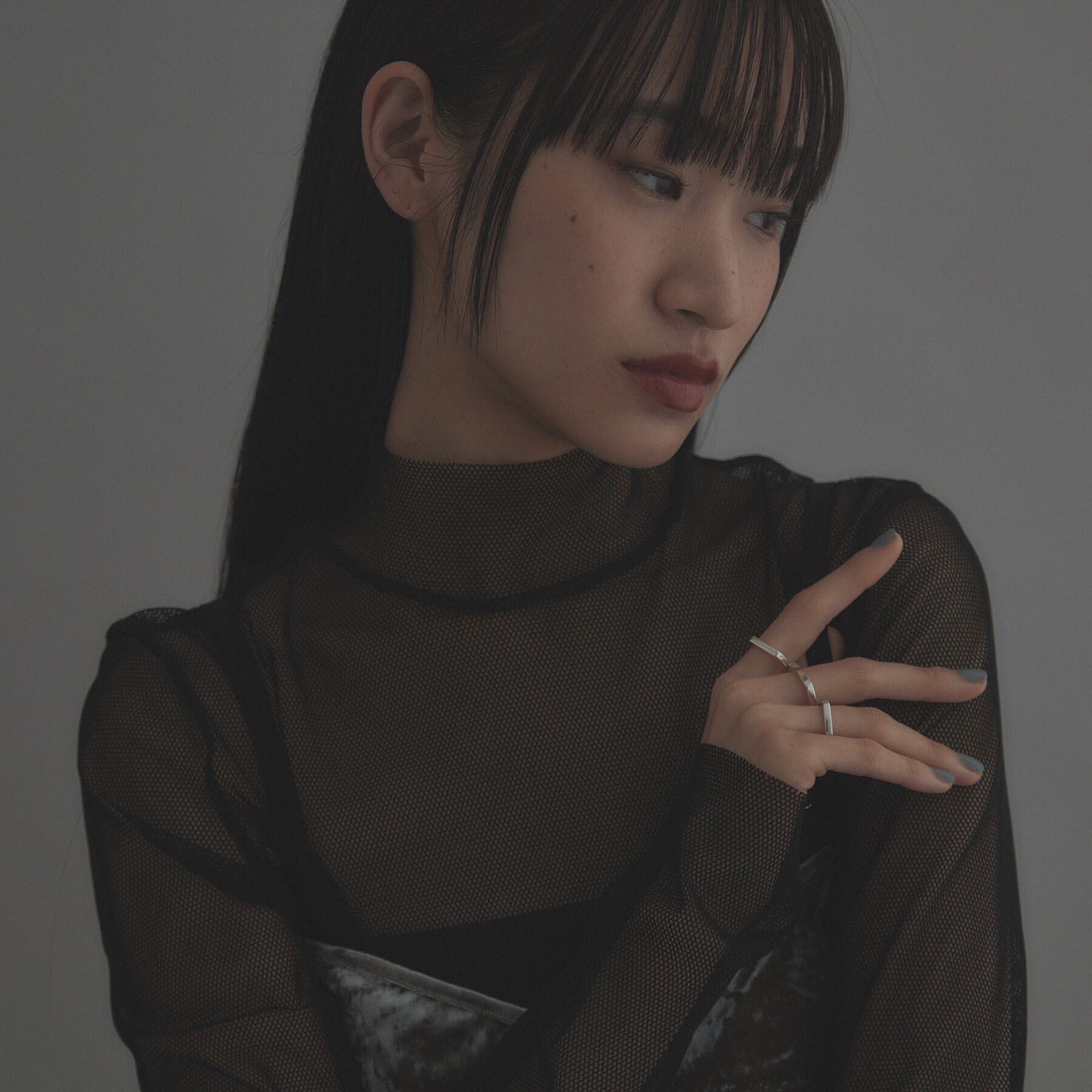 COCOSHNIK ONKITSCH「シルバー【サステナブル】ジオメトリックスタックリング」|リング|