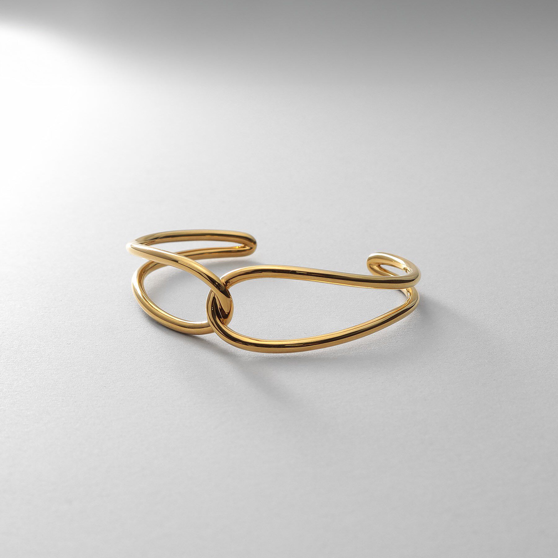 COCOSHNIK ONKITSCH「シルバー ワンストロークノットバングル GP」|ブレスレット・バングル|