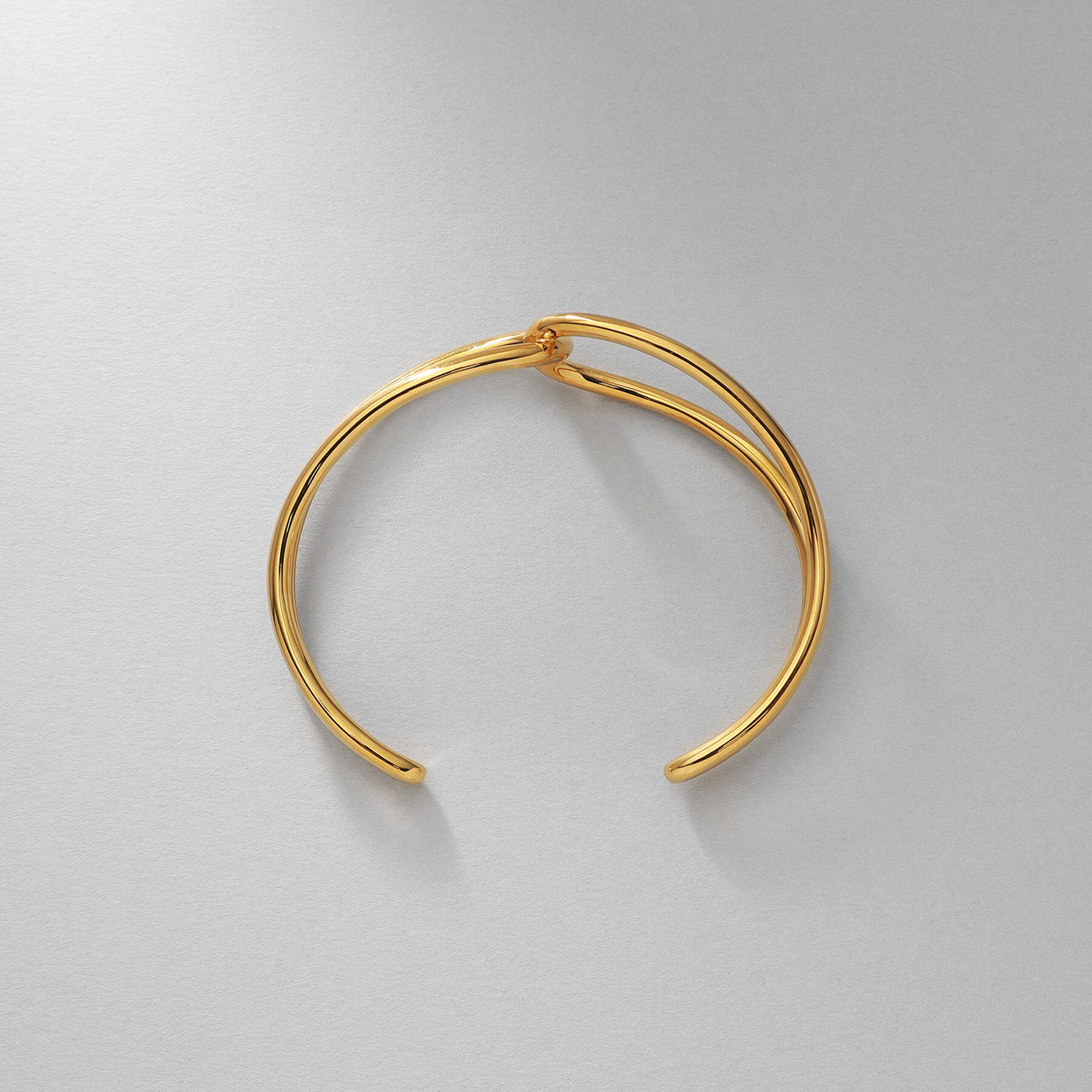 COCOSHNIK ONKITSCH「シルバー ワンストロークノットバングル GP」|ブレスレット・バングル|