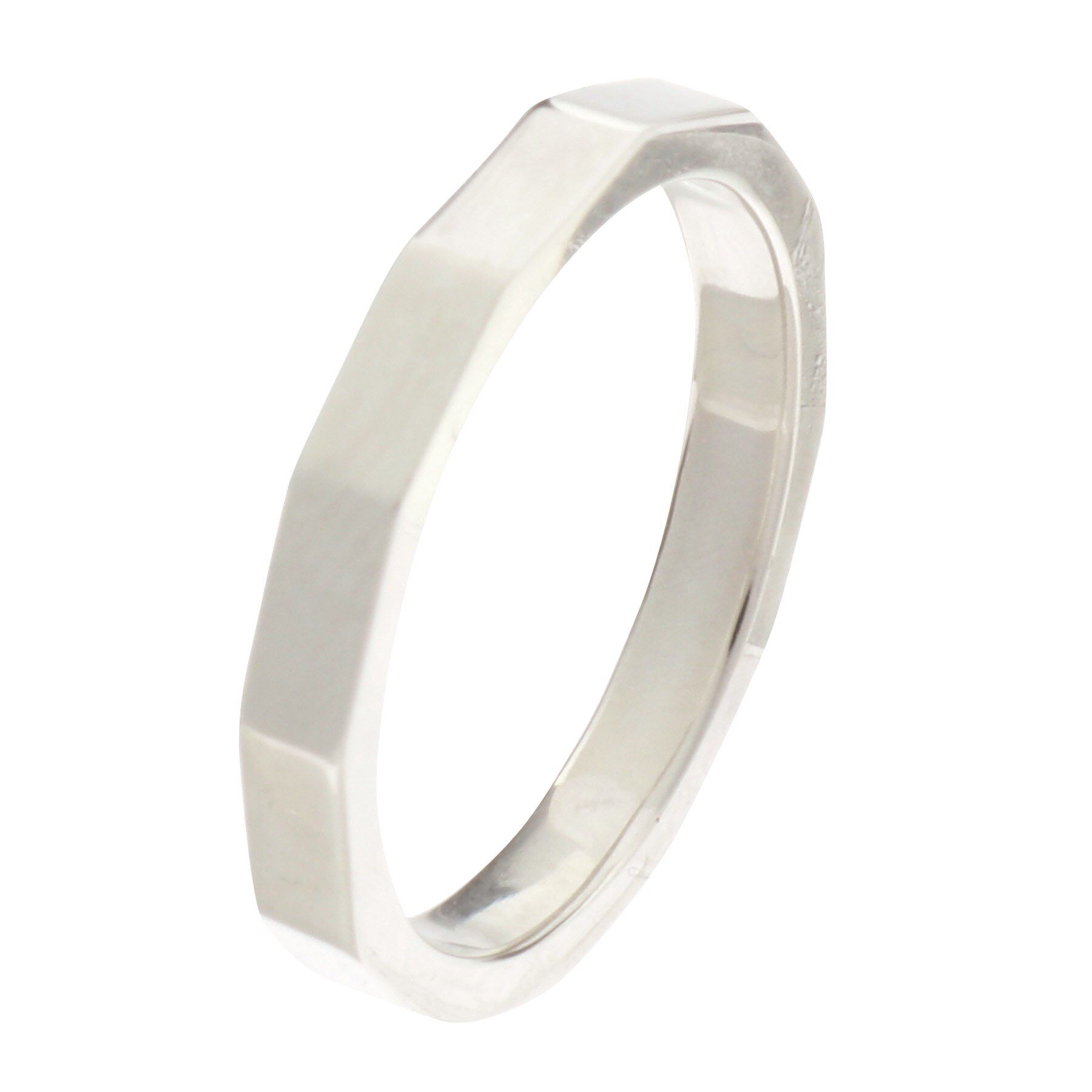 COCOSHNIK「シルバー 面取り リング」|リング|