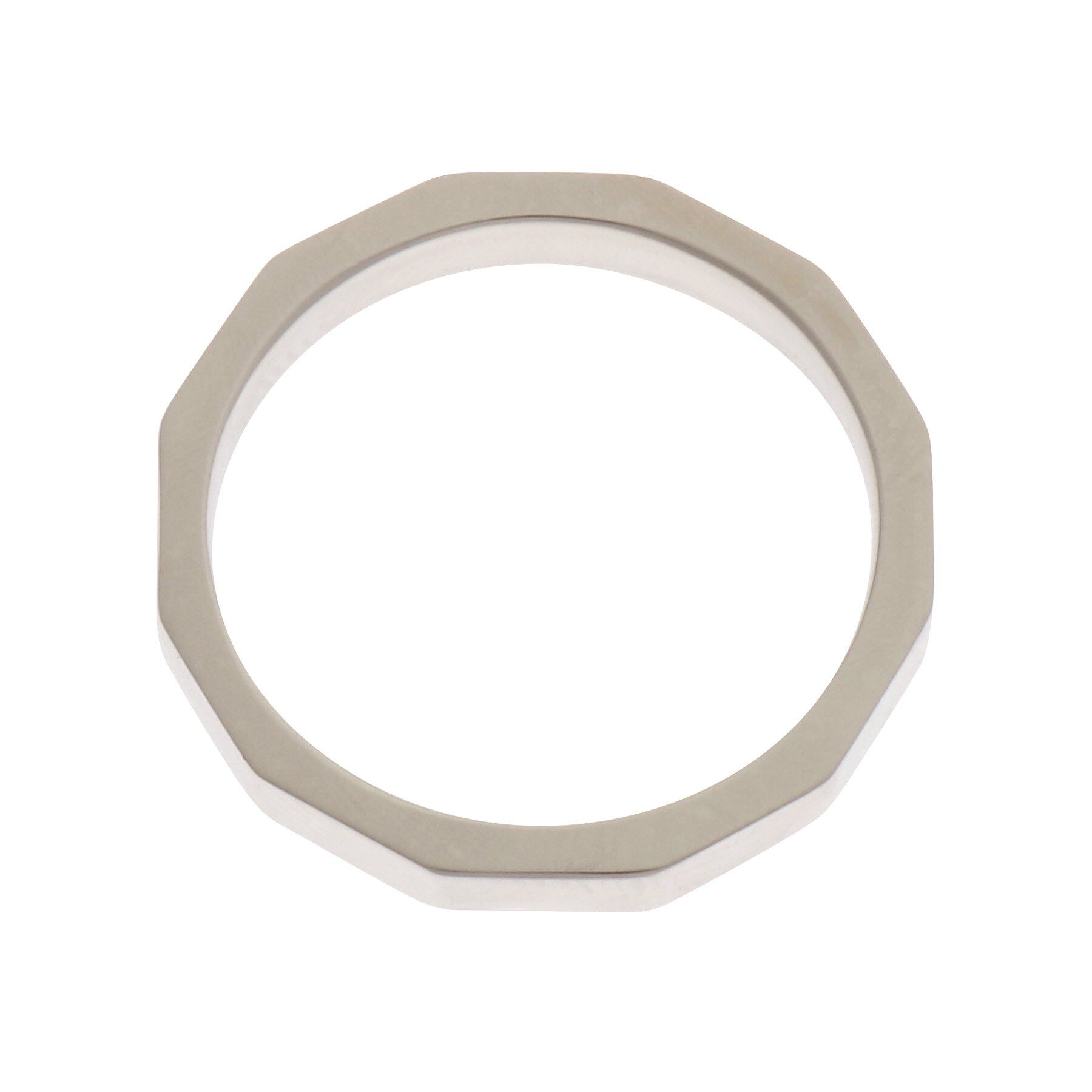 COCOSHNIK「シルバー 面取り リング」|リング|