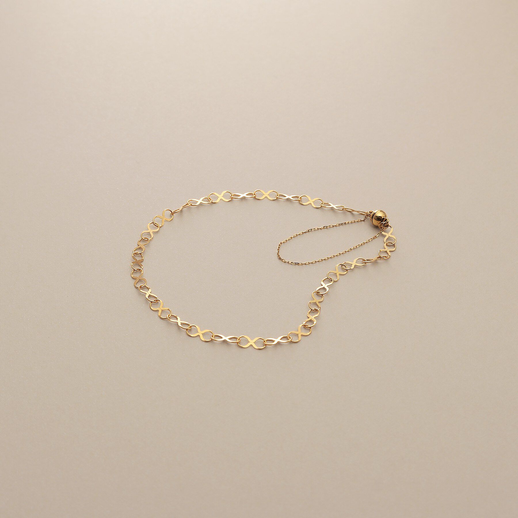 COCOSHNIK「K18X大チェーンマグネット ブレスレット」|ブレスレット・バングル|