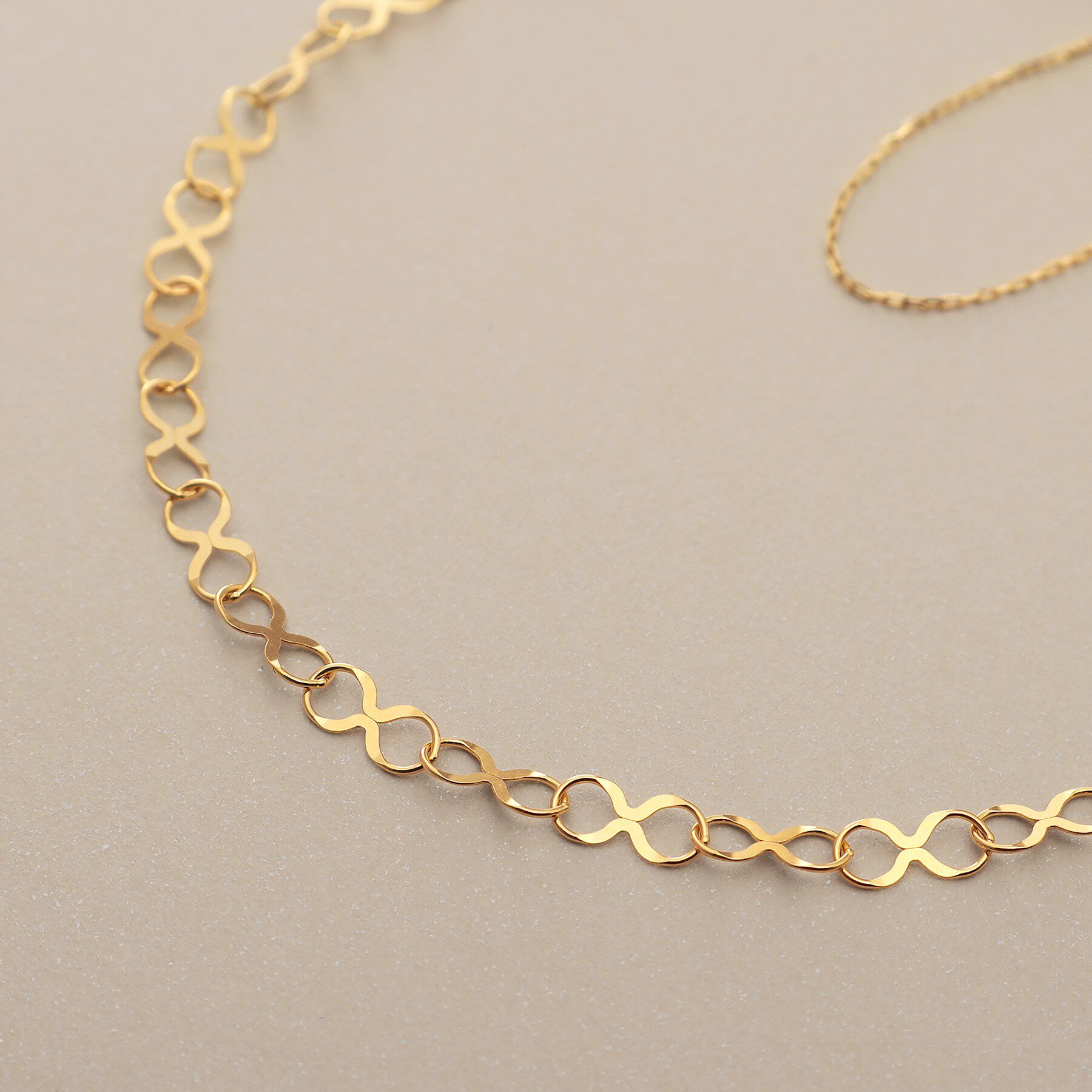 COCOSHNIK「K18X大チェーンマグネット ブレスレット」|ブレスレット・バングル|