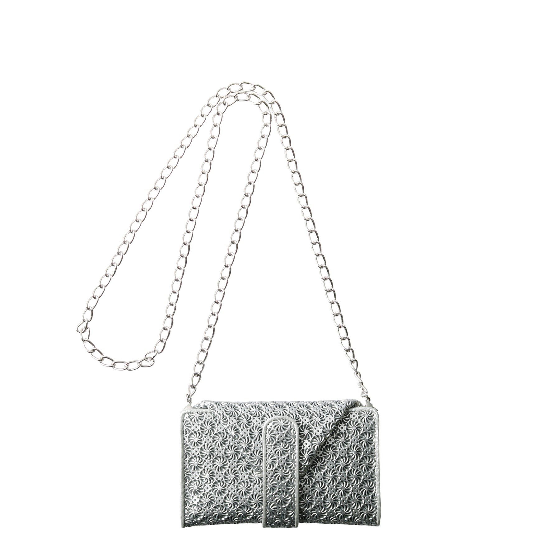 HIROKO HAYASHI「【限定商品】GIRASOLE（ジラソーレ）チェーン付マルチ財布」|財布|シルバー(152)