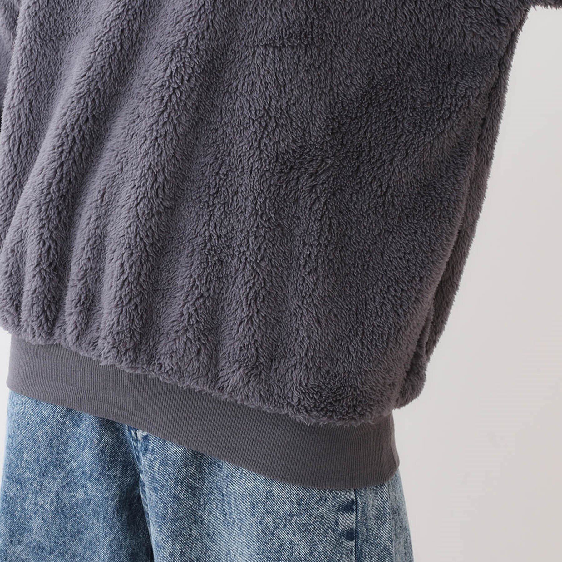 SHOO･LA･RUE「【洗える/S-LL】毛布に包まれているような着心地 やわらかボアトップス」|Tシャツ・カットソー|