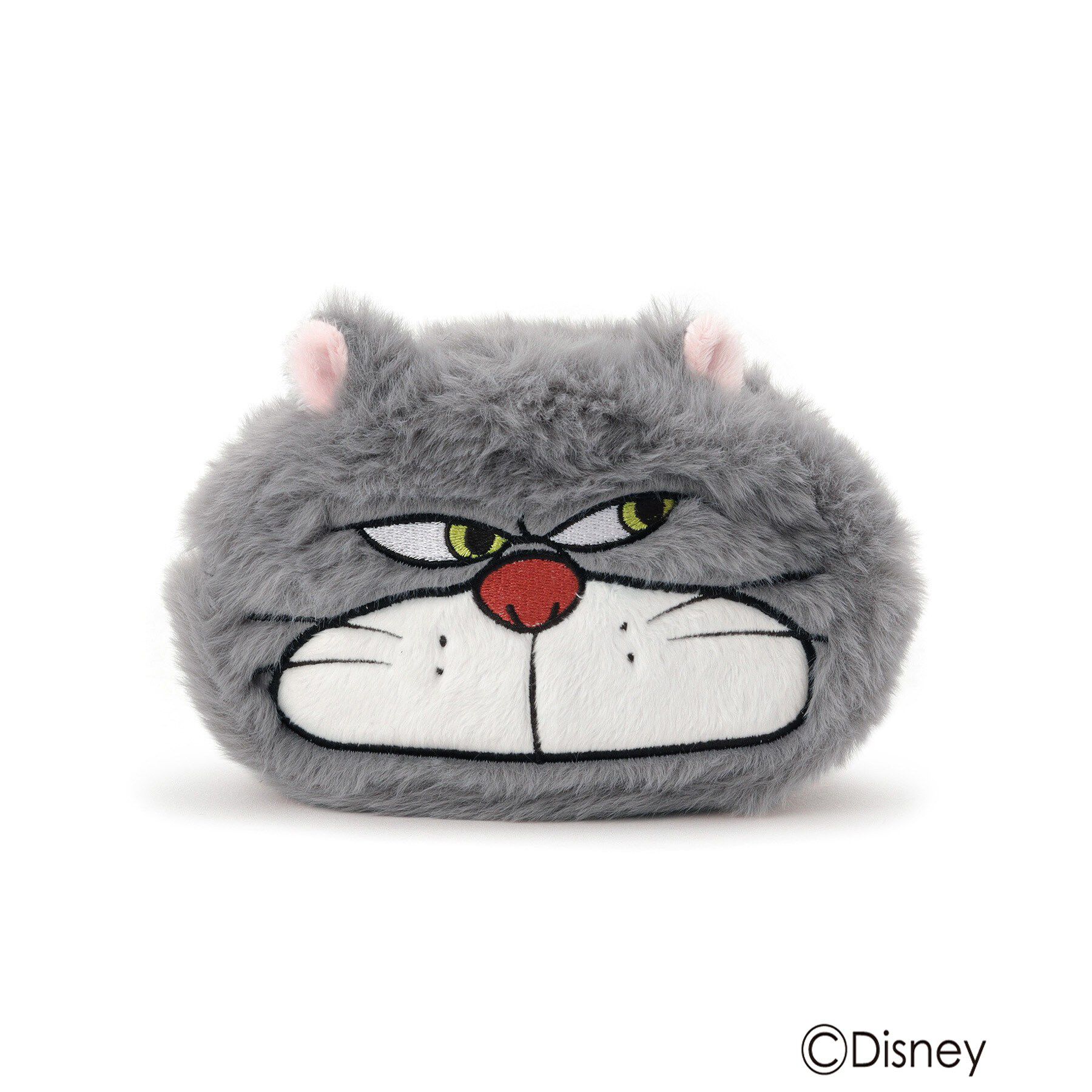 SHOO･LA･RUE「【Disney】キャットファーポーチ」|ポーチ|チャコールグレー(0