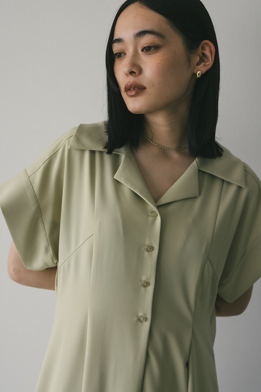 STYLEMIXER「オープンカラーワイドスリーブワンピース」|ワンピース|