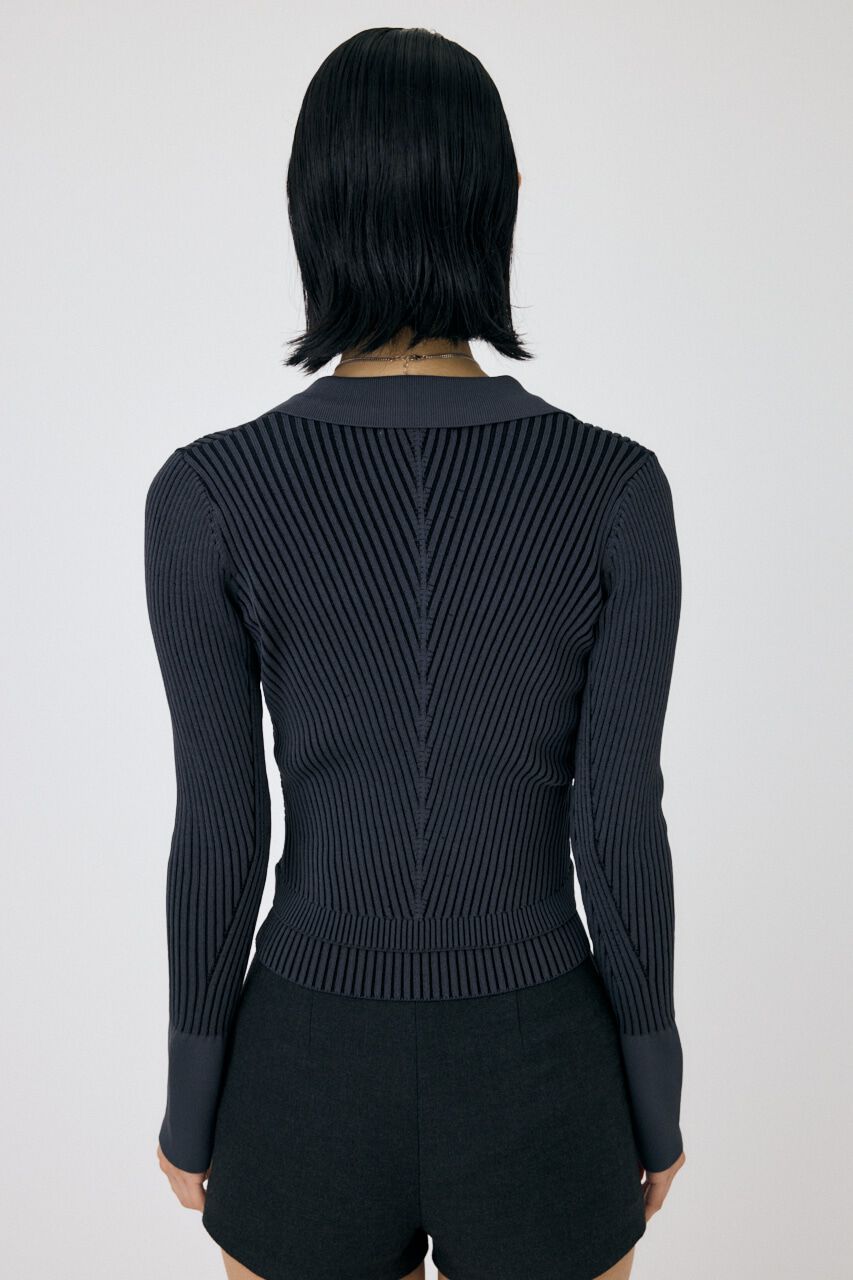 MOUSSY「RIB KNIT カーディガン&キャミ」|ニット・セーター|