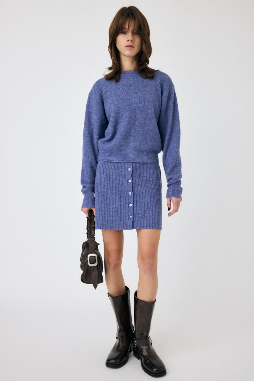 MOUSSY「MULTIWAY KNIT セットアップ」|ニット・セーター|BLU