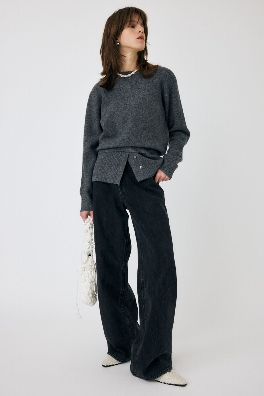 MOUSSY「MULTIWAY KNIT セットアップ」|ニット・セーター|