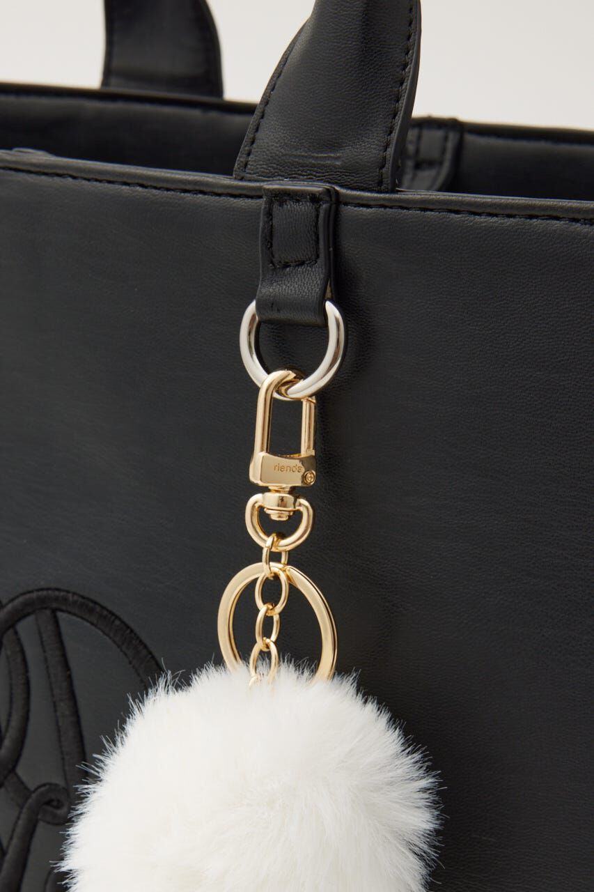 rienda「WRRロゴフェイクレザートートバッグ」|その他|