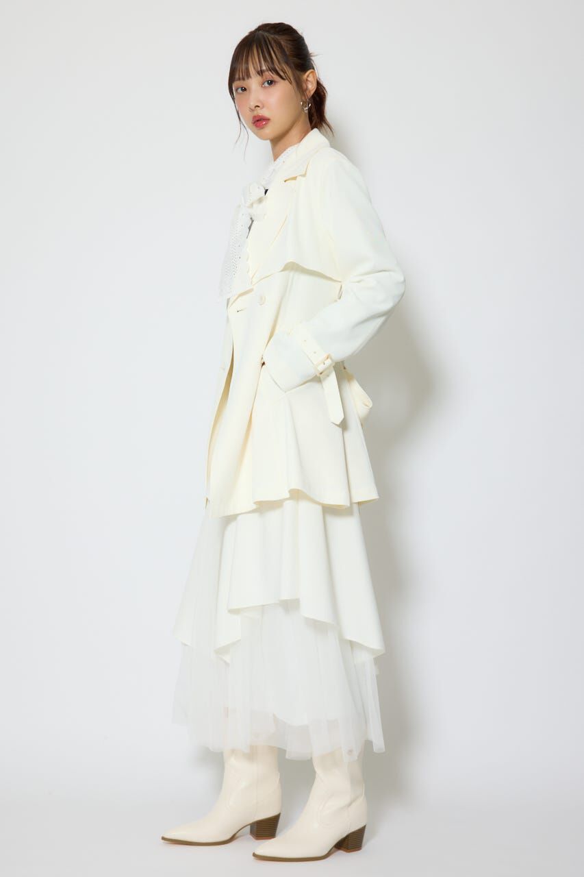 rienda「フラップフレアトレンチコート」|その他|