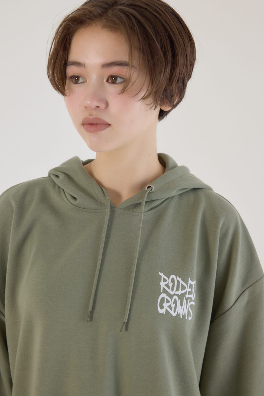 RODEO CROWNS「Right shoulder LOGOパーカーワンピース」|ワンピース|