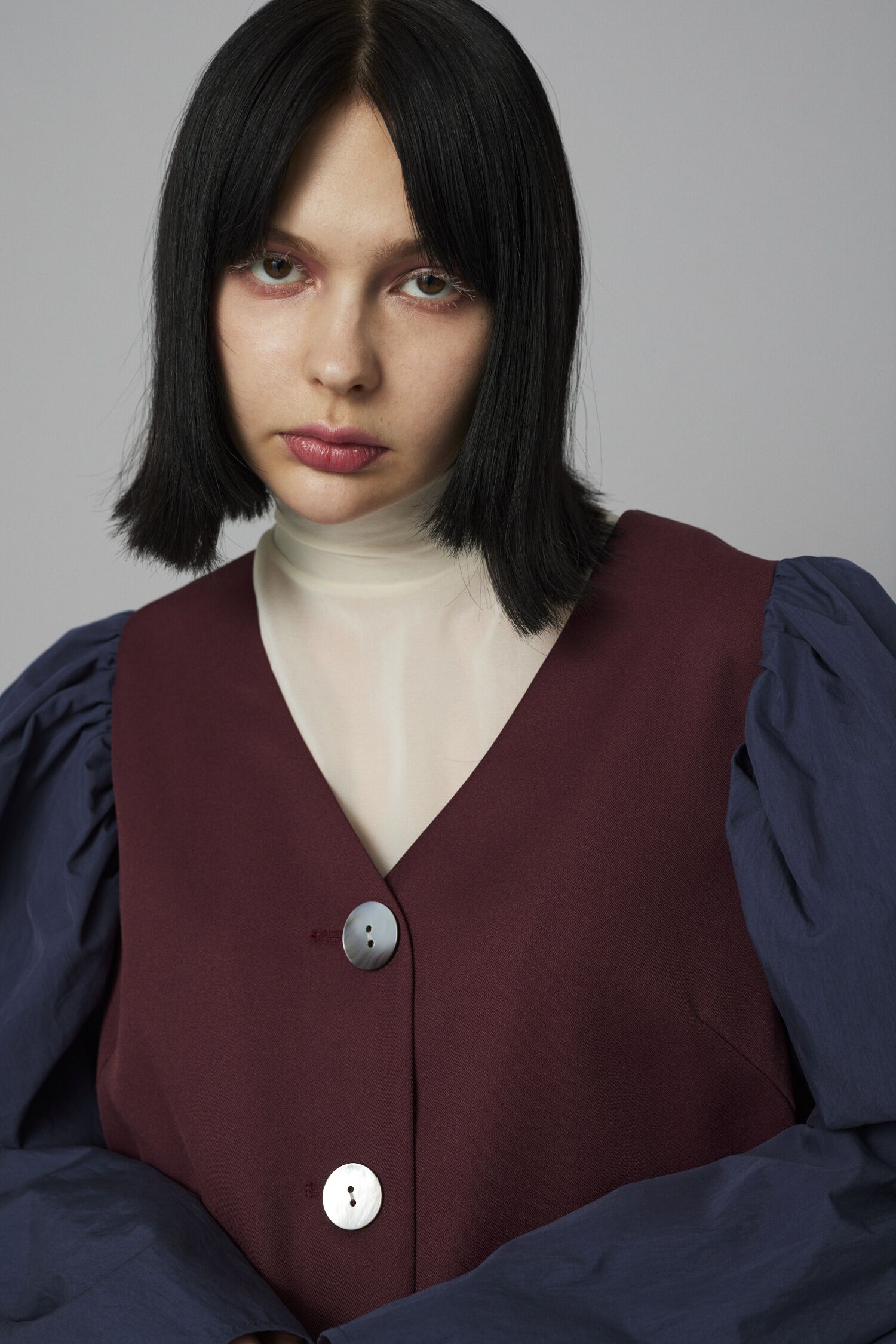 HeRIN.CYE「Balloon sleeve dress coat」|ワンピース|