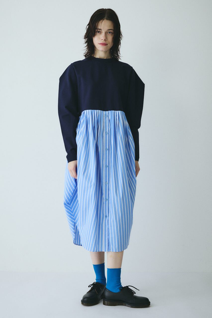 HeRIN.CYE「Docking shirt dress」|ワンピース|NVY