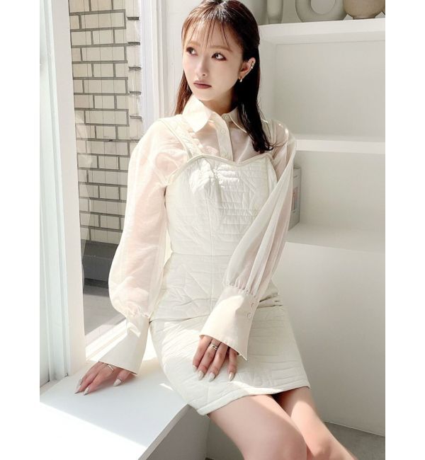 RESEXXY「キルティングミニジャンスカ」|ワンピース|