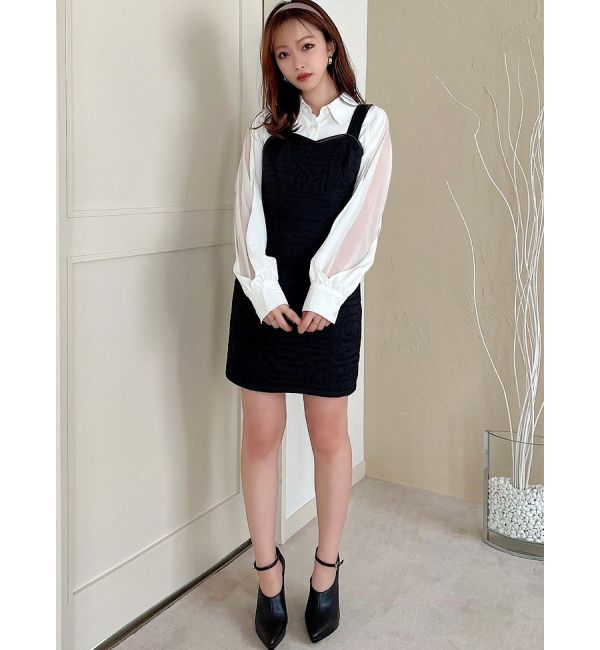 RESEXXY「キルティングミニジャンスカ」|ワンピース|