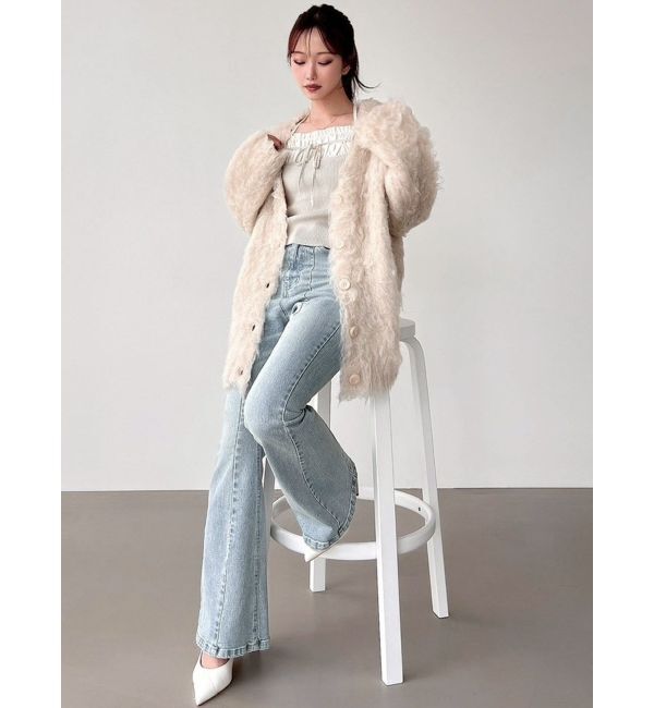 RESEXXY「ハートポケットデニムパンツ」|デニム|