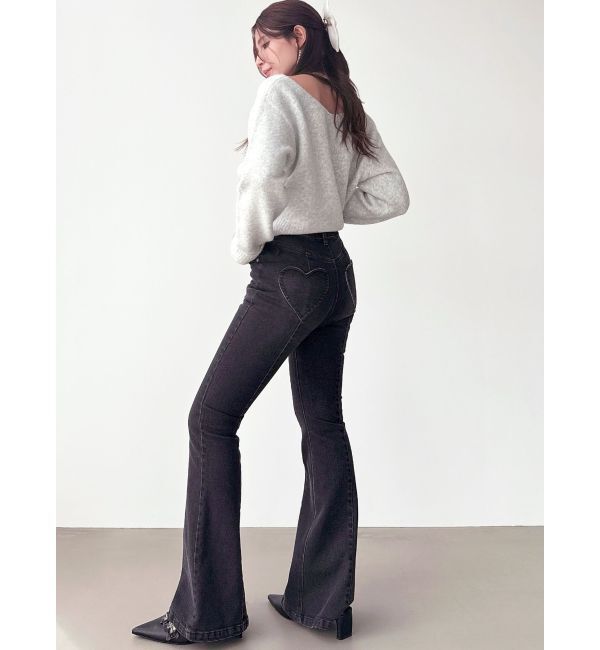 RESEXXY「ハートポケットデニムパンツ」|デニム|