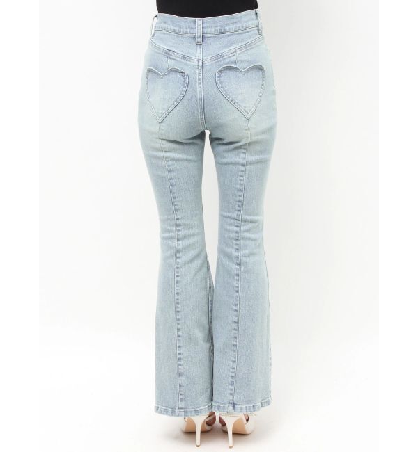 RESEXXY「ハートポケットデニムパンツ」|デニム|