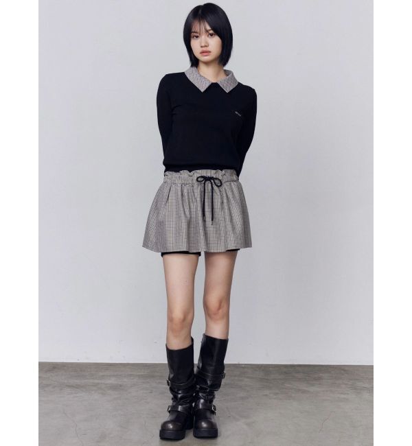 EMODA「レイヤードシャツニット」|ニット・セーター|